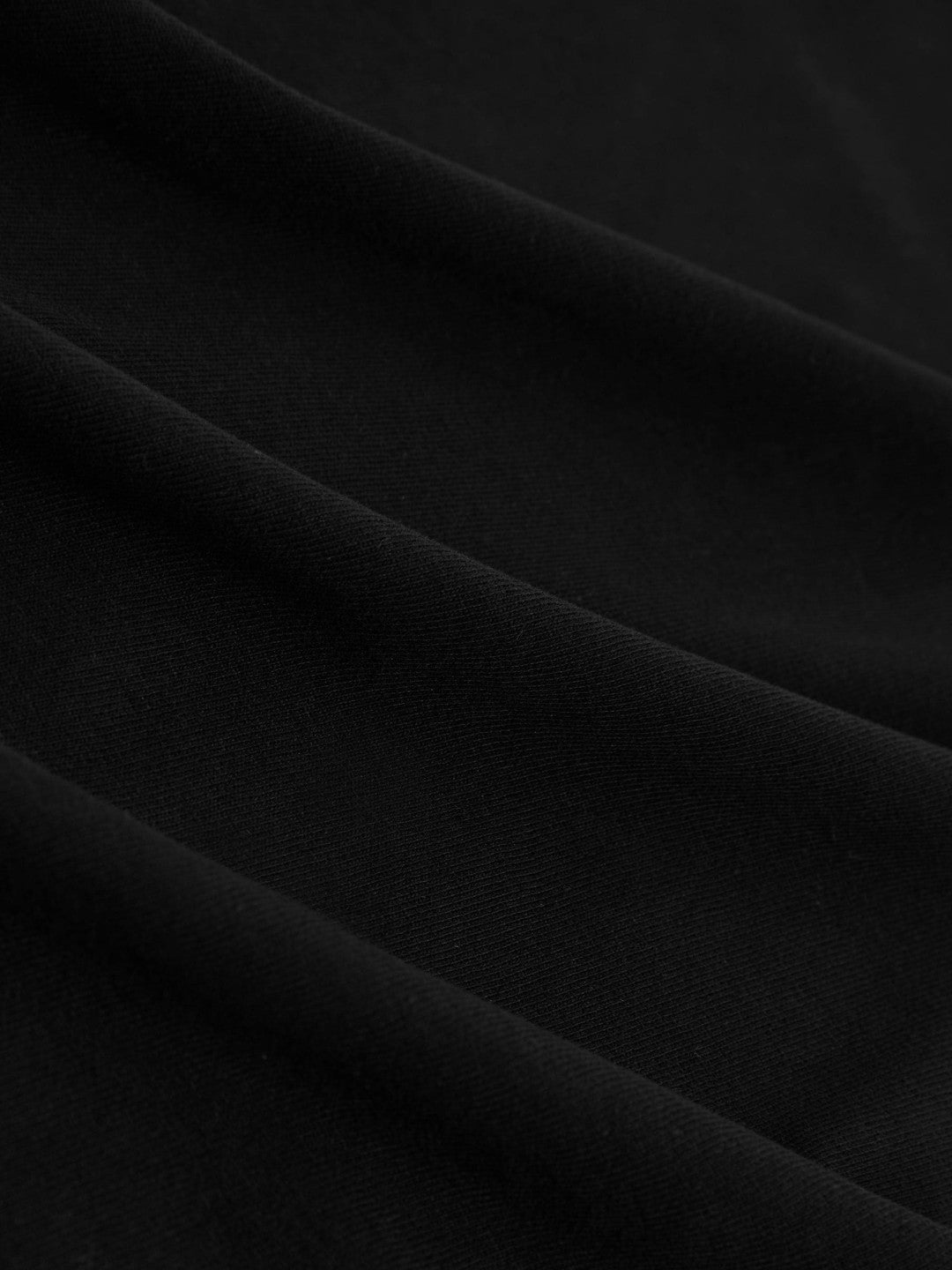 Reiss Brushed-Cotton V-Neck T-Shirt in Black