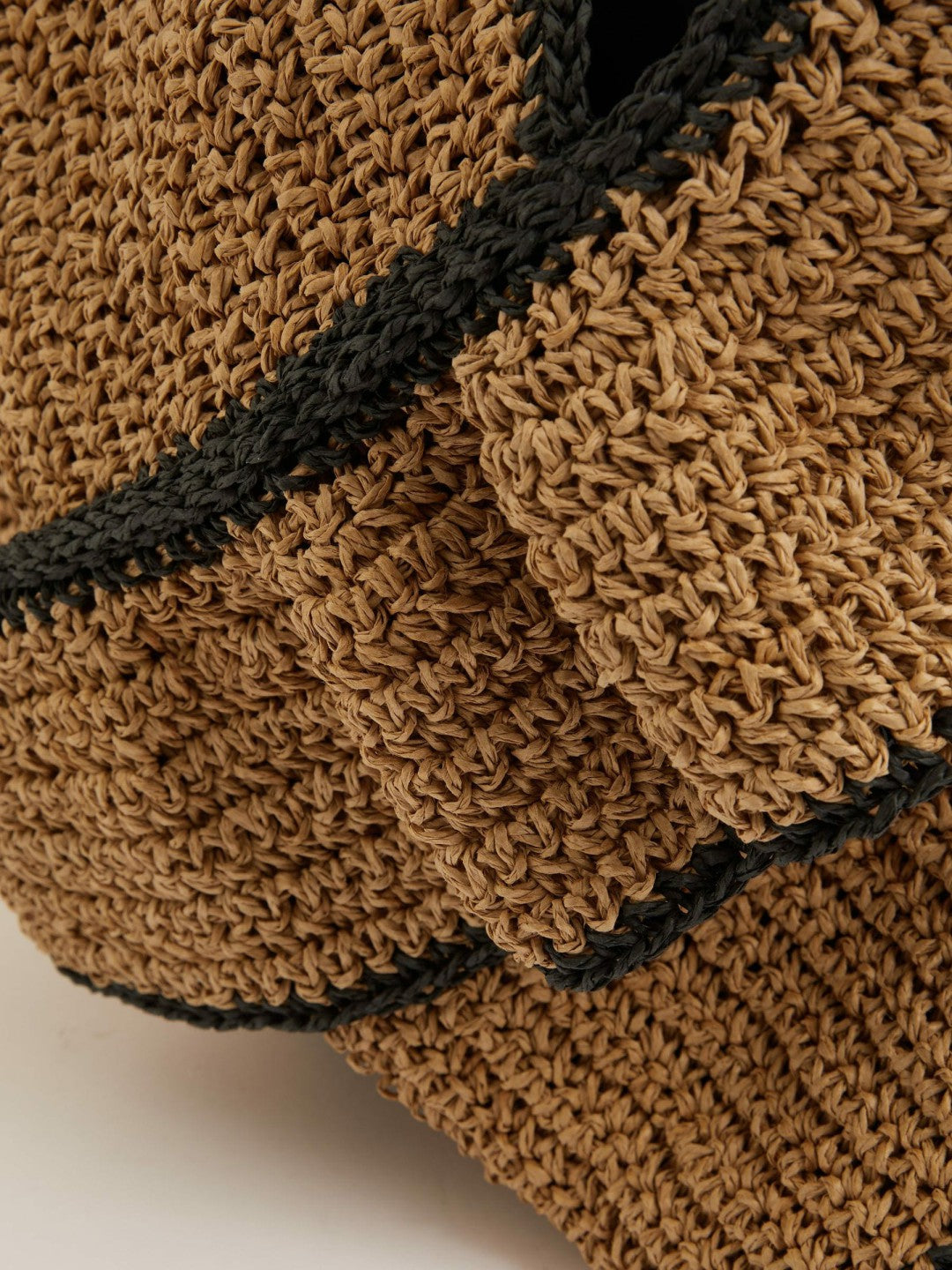 Reiss Raffia Ruffle Tote Bag in Natural