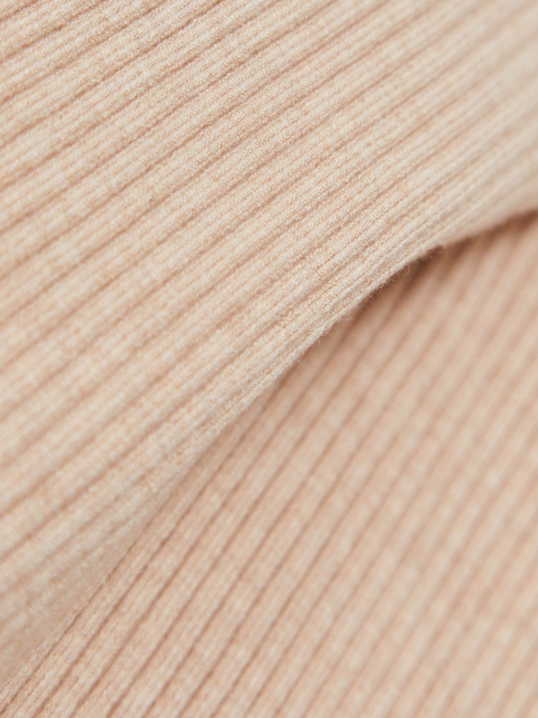 Reiss Asymmetric Draped Knitted Jumper in Oatmeal Neutral