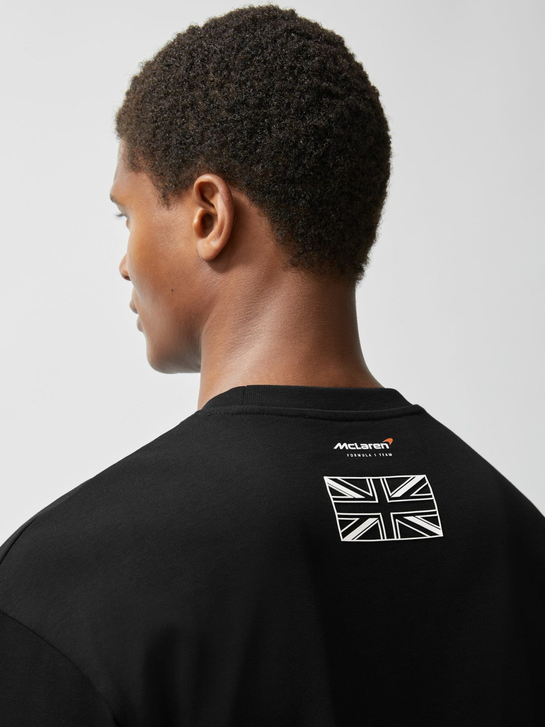 Reiss McLaren F1 Team British GP T-Shirt Unisex Fit in Black