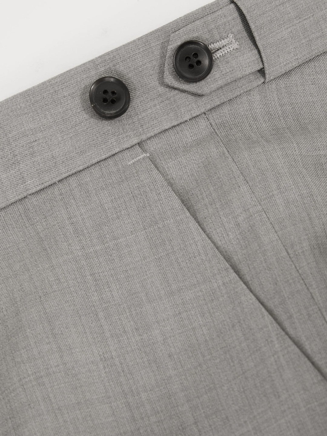 Reiss Slim-Fit Wool Suit Trousers in Mid Grey