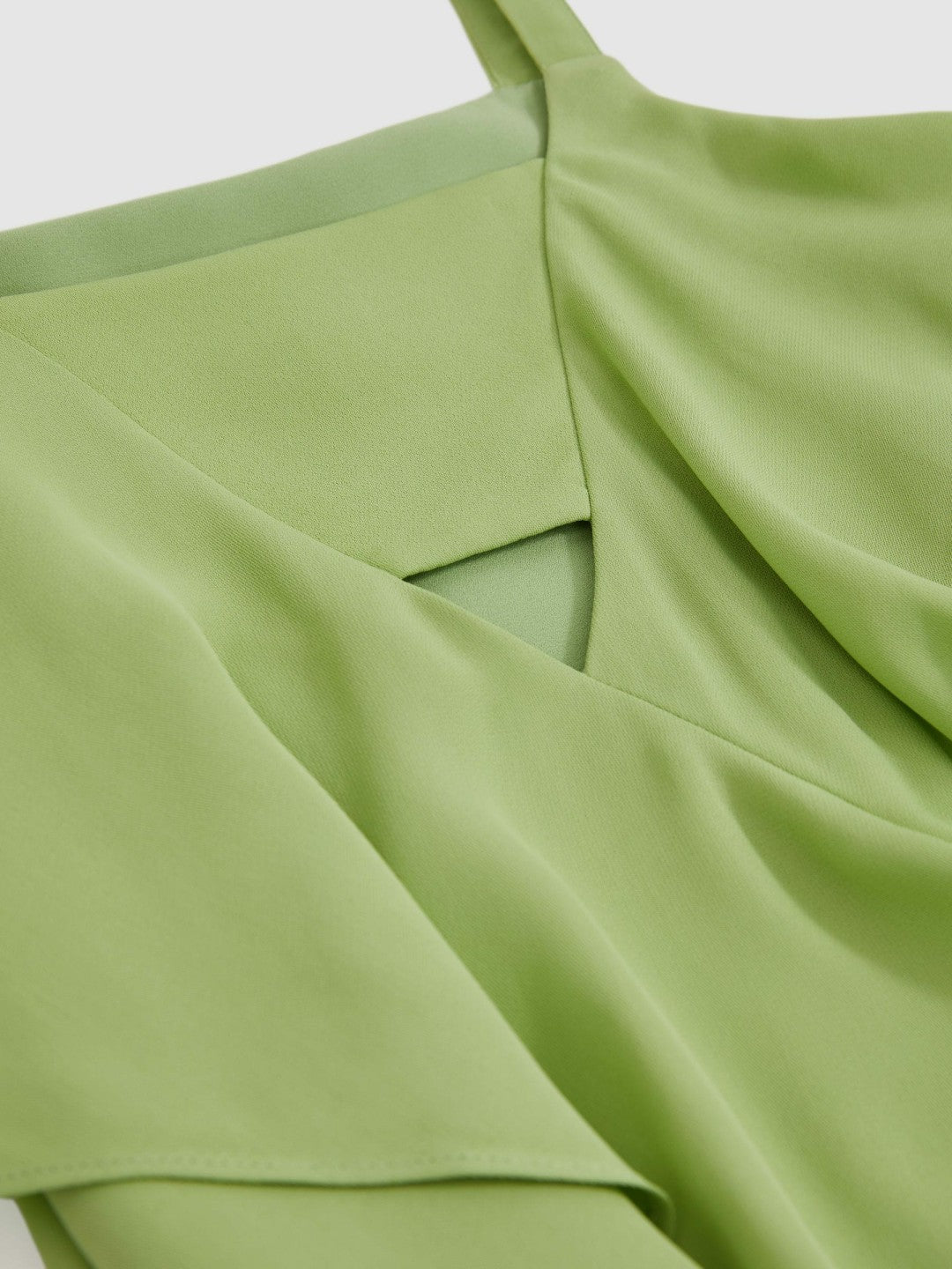 Reiss 13-14 yrs Handkerchief-Hem Sleeveless Dress in Green
