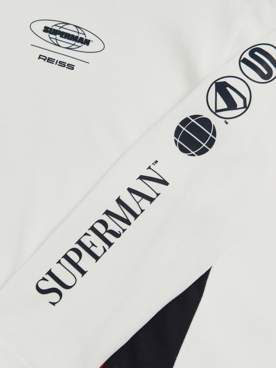 Reiss 3-9 yrs Superman Cotton Logo T-Shirt in White