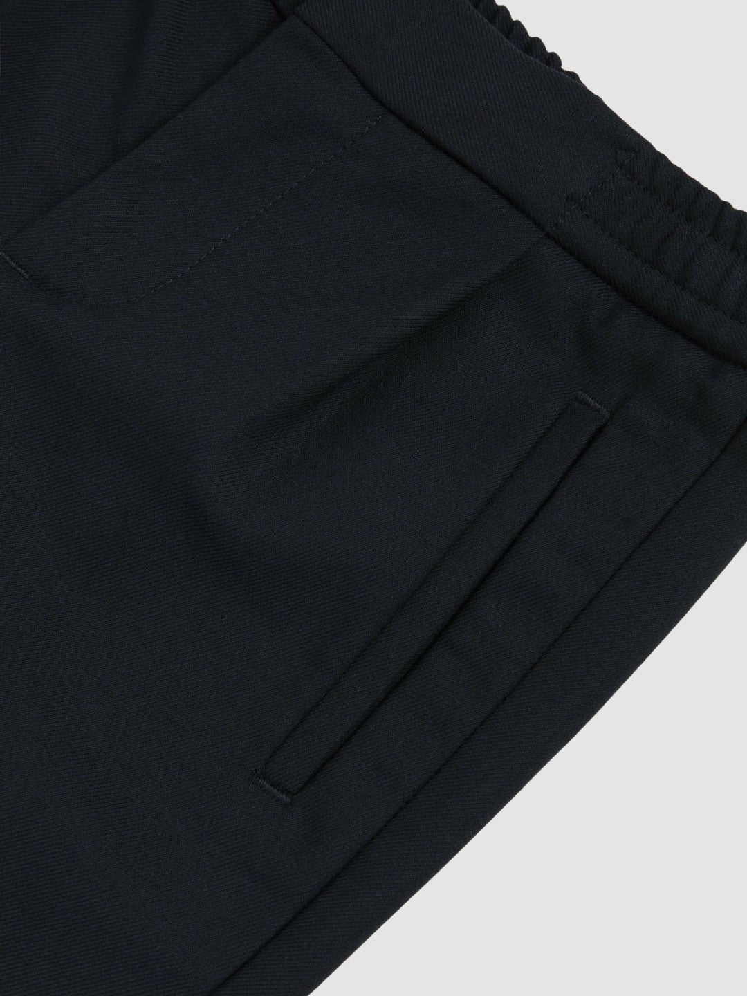 Reiss 9-13 yrs Relaxed-Fit Pleated Tapered Trousers in Navy