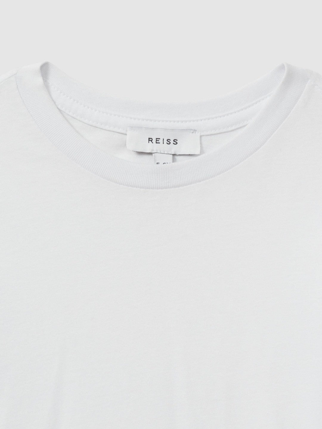 Reiss 9-13 yrs Crew Neck T-Shirt in White