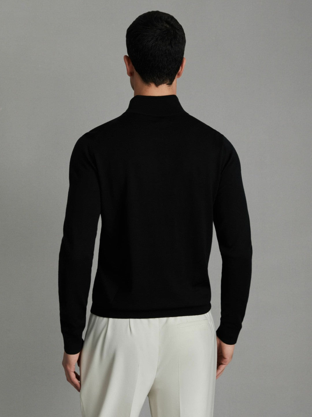 Reiss Pack of Two Merino Wool Jumpers in Black