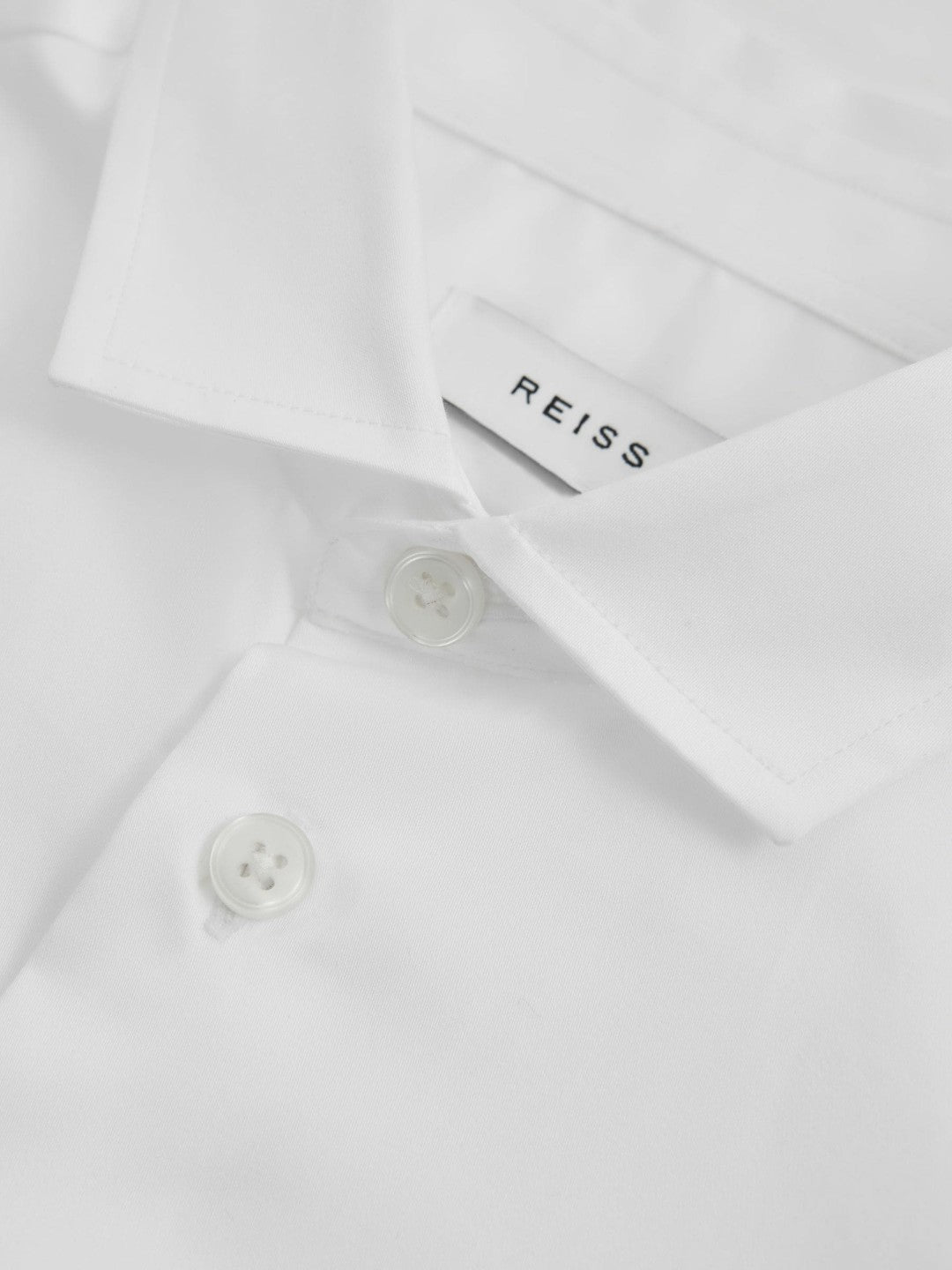 Reiss 3-9 yrs Slim Fit Cotton Shirt in White