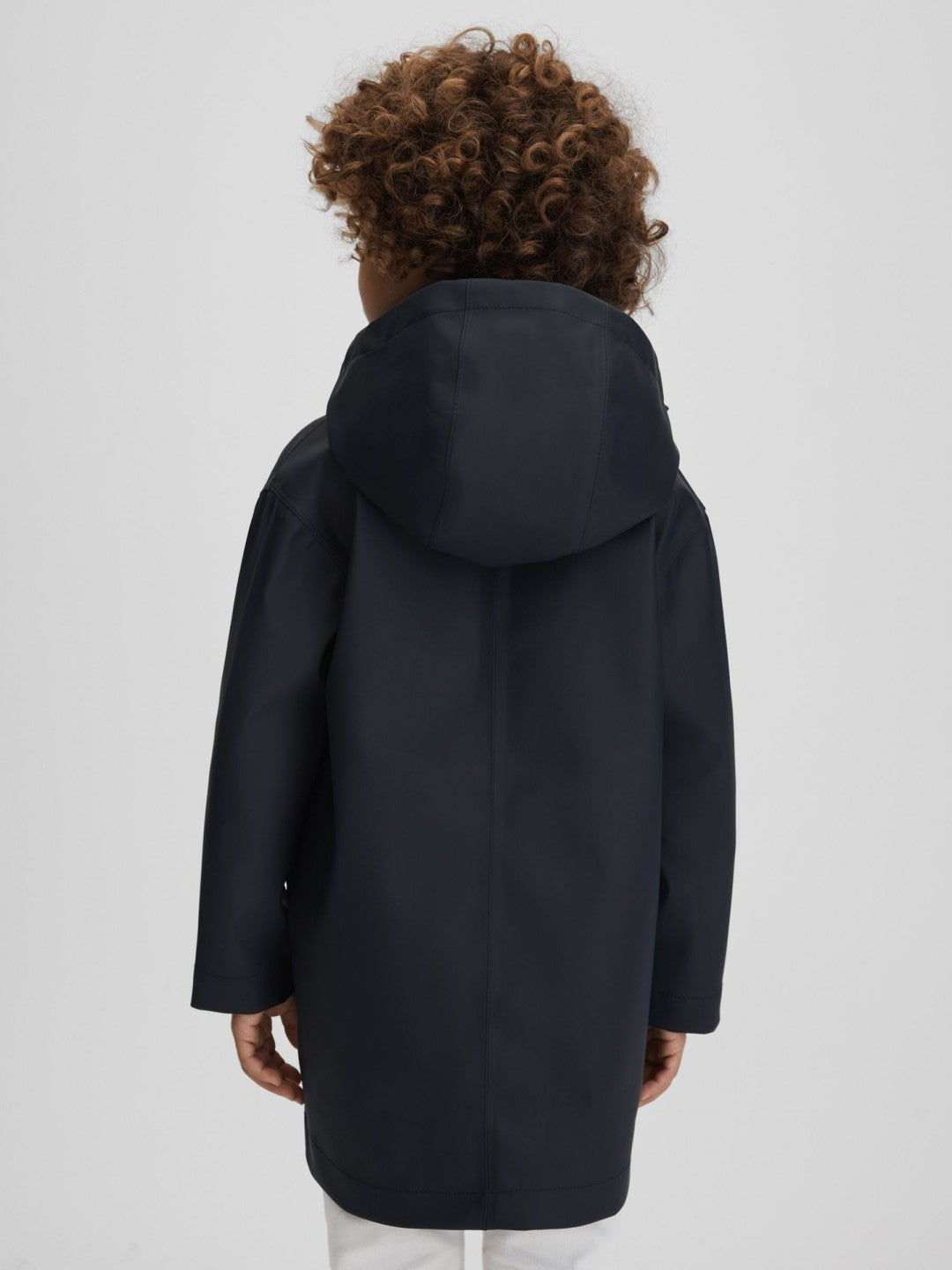 Reiss 9-13 yrs Water Repellent Hooded Coat in Navy