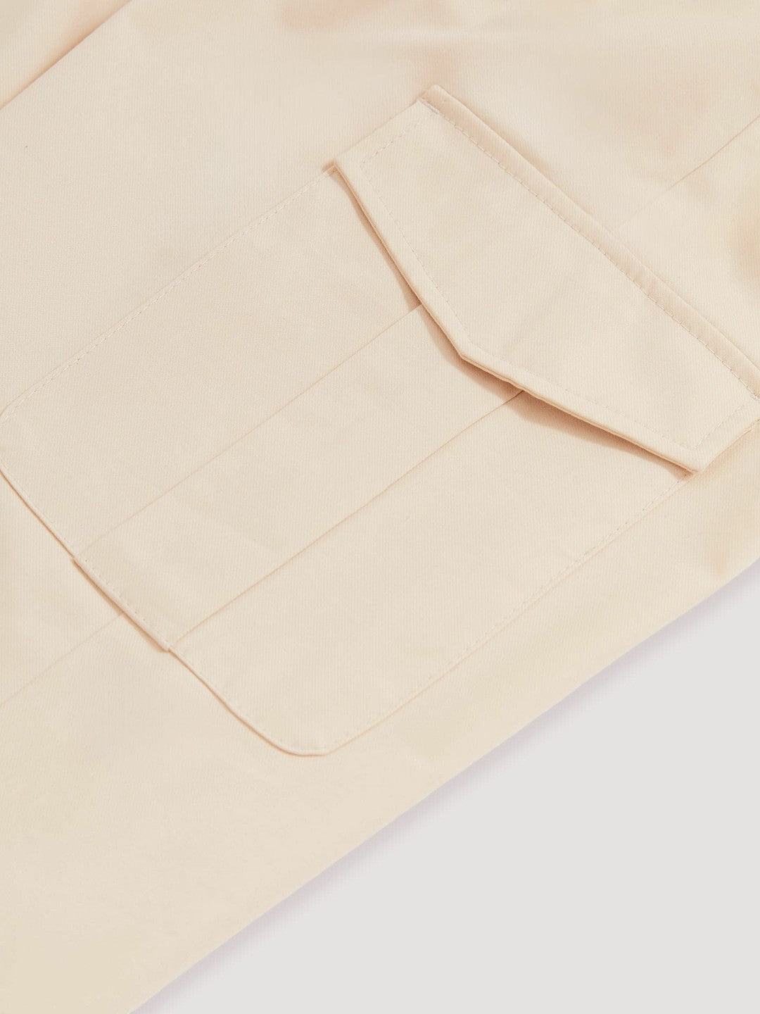 Reiss Cotton-Lyocell Cargo Trousers in Light Stone