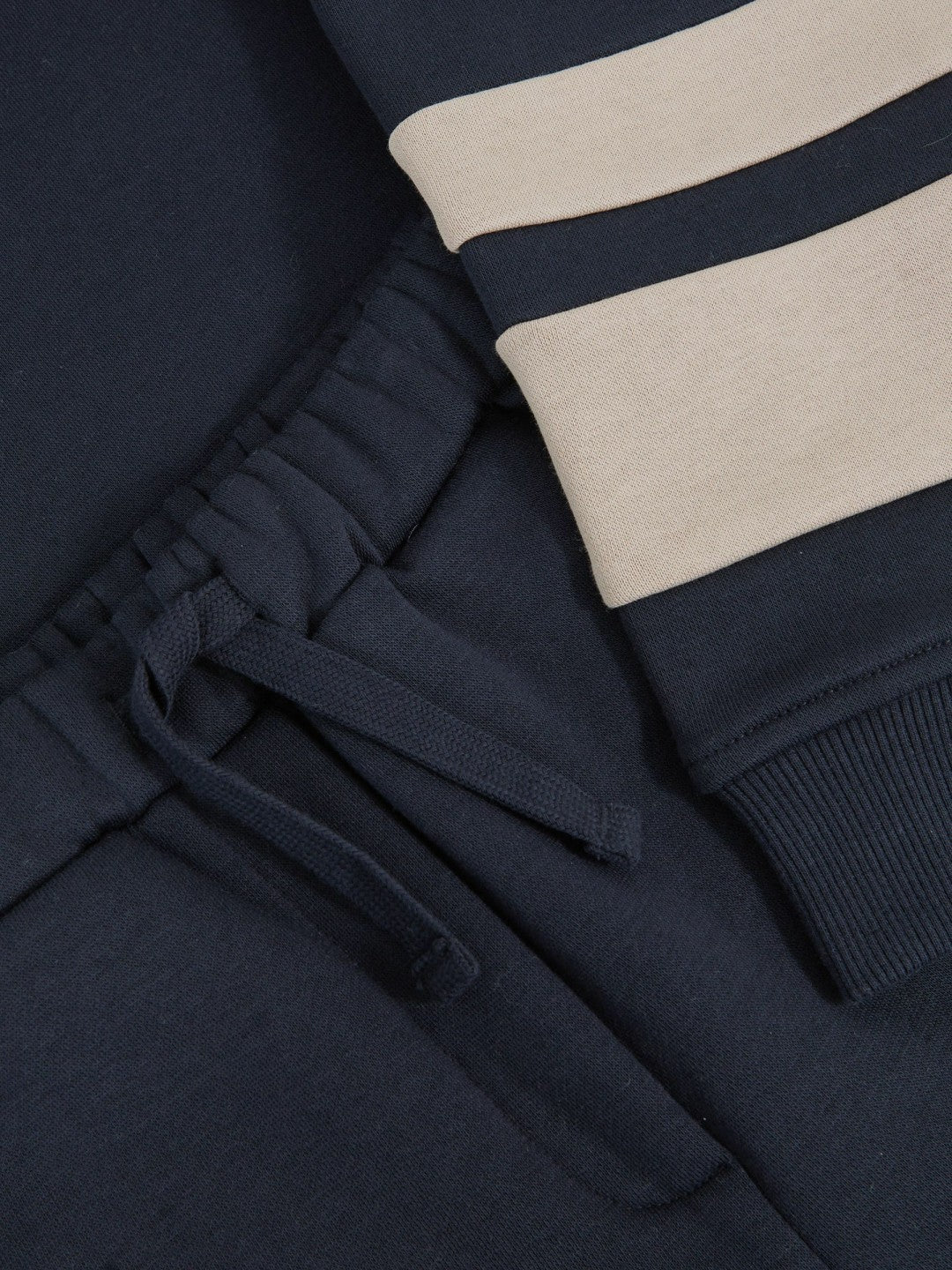 Reiss Cotton-Blend Joggers and Hoodie Set in Navy