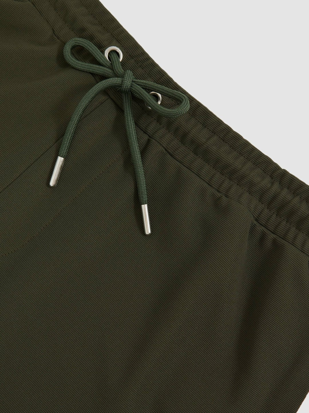 Reiss Textured Drawstring Shorts in Green