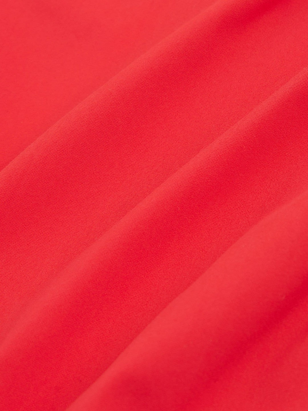 Reiss High Cut Bikini Bottoms in Coral Red