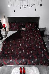 Homeware Bedding & Cushions | Killstar Beastie Bloom Printed Microfibre Comforter