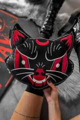 Homeware Bedding & Cushions | Killstar Purr Evil Filled Shape Cushion