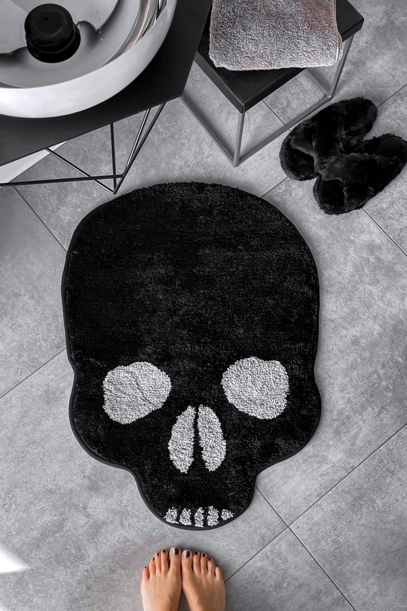 Homeware Towels & Mats | Killstar Skull Bathroom Rug