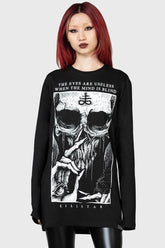 Men Graphic Tops | Killstar Blind Mind Long Sleeve Top