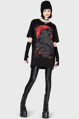 Men Graphic Tops | Killstar Hex Marks T-Shirt