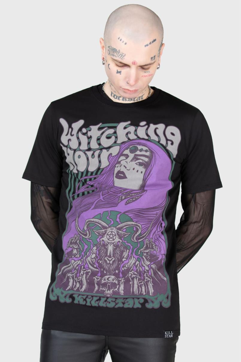Men T-Shirts & Vests | Killstar Witching Hour T-Shirt