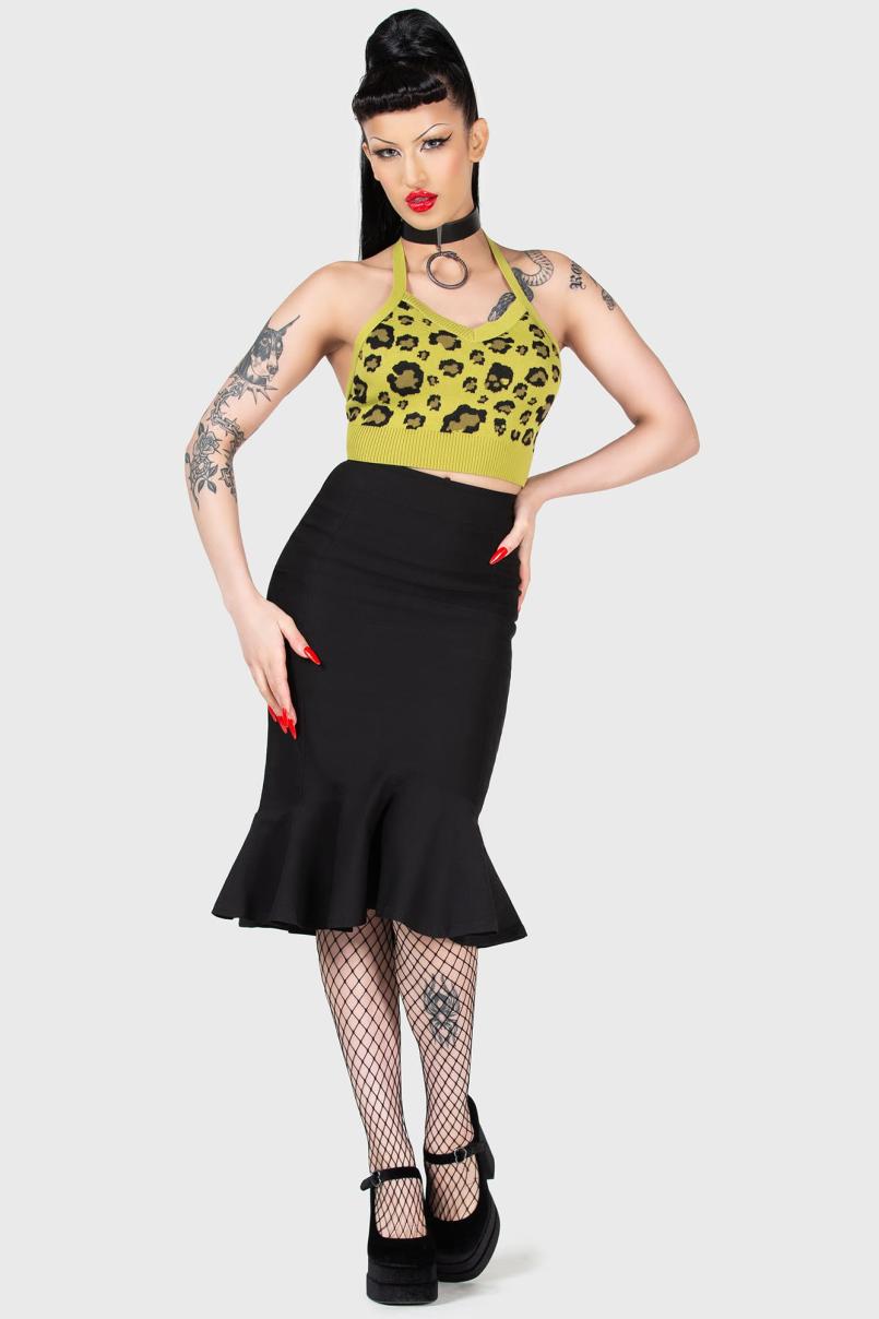 Women Athleisure | Killstar Skulleo Halter Top