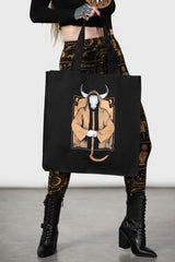 Women Bags Tote Bags | Killstar Warlock Tote Bag