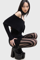 Women Basics | Killstar Shadow Empress Knit Top