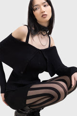 Women Basics | Killstar Shadow Empress Knit Top