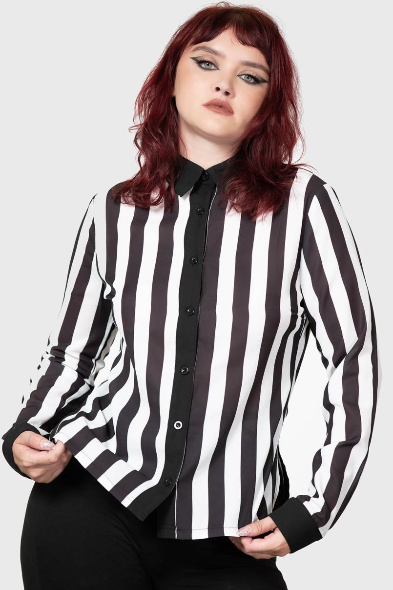 Women Basics | Killstar Stripe Down Shirt