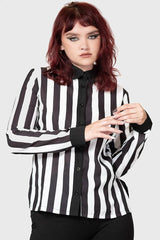Women Basics | Killstar Stripe Down Shirt