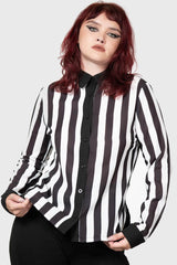 Women Basics | Killstar Stripe Down Shirt