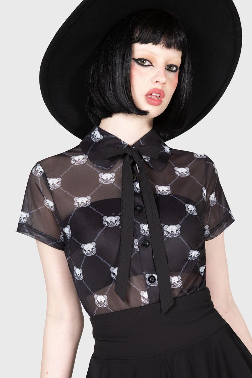 Women Bodysuits | Killstar Goth Bear Bodysuit