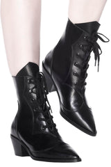 Women Boots | Killstar Raven Pointed-Toe Bootie