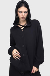 Women Cardigans | Killstar Darkmoor Academy Hooded Cardigan