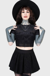 Women Crop | Killstar Chapel Of Hatred Crop Top