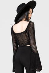 Women Crop | Killstar Cruel Fate Knit Top