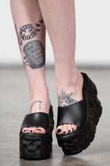 Women Flats & Trainers | Killstar Doom Platform Sliders