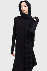 Women Gloves & Scarves | Killstar Striped Night Hooded Scarf