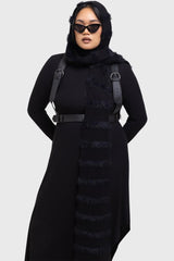 Women Gloves & Scarves | Killstar Striped Night Hooded Scarf