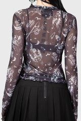 Women Going Out | Killstar Dazed Skull Crop Top