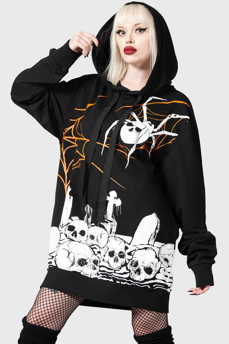 Women Hoodies | Killstar Pumpkin Reaper Hoodie