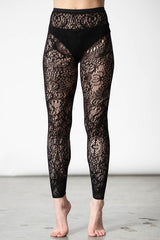 Women Leggings | Killstar Empyrean Lace Leggings