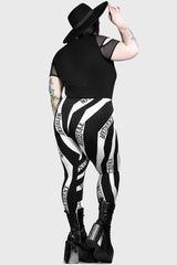 Women Leggings | Killstar Vertigo Spiral Leggings