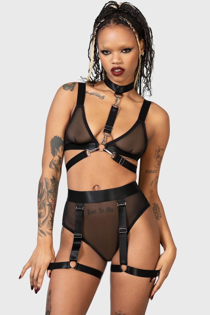 Women Lingerie | Killstar Tangled Mesh Bralet