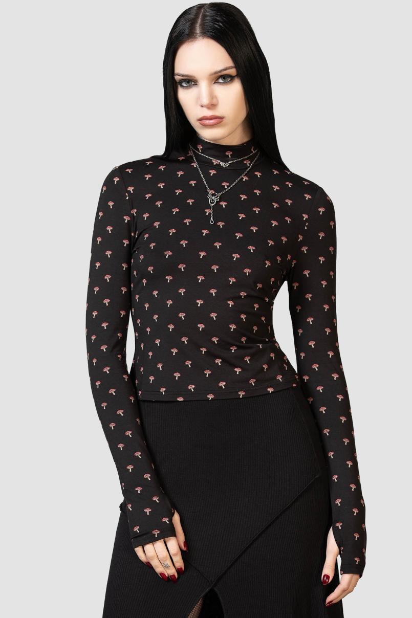 Women Long Sleeves | Killstar Dapperling Long Sleeve Top
