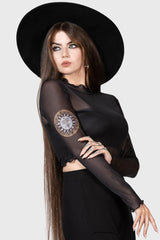 Women Long Sleeves | Killstar Evil Sun Top