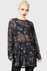 Women Long Sleeves | Killstar Fright Train Long Sleeve Top