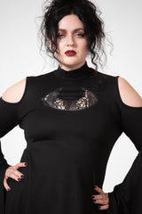 Women Long Sleeves | Killstar Moonshine Cold Shoulder Top