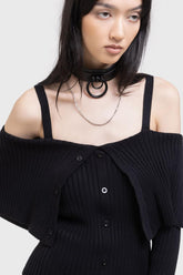 Women Long Sleeves | Killstar Shadow Empress Knit Top