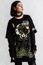 Women Long Sleeves | Killstar Shine Bright 2-Layer Top