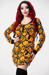 Women Loungewear | Killstar Night Harvest Henley Dress