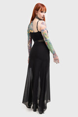Women Maxi Skirts | Killstar Death Star Maxi Skirt